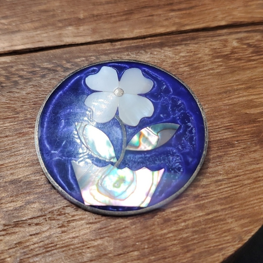 Floral Stunning‎ Brooch B572 sterling silver